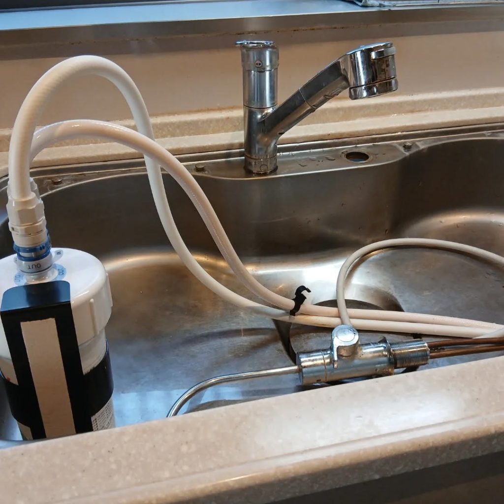 キッチン水栓の交換工事