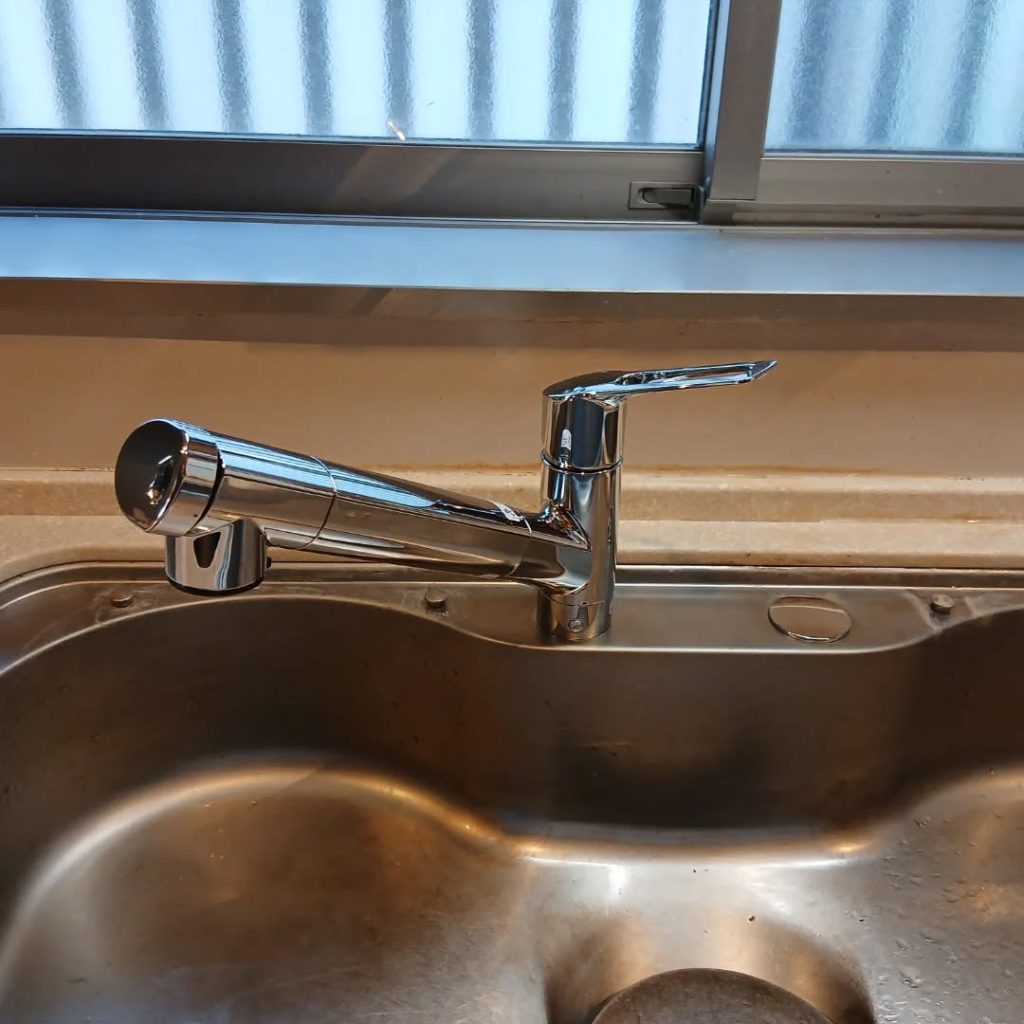 キッチン水栓の交換工事